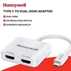 Type C to Dual HDMI Adapter