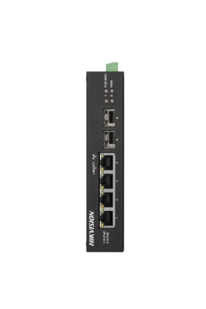 HIKVISION 4 Port Gigabit Unmanaged Harsh POE Switch DS-3T0506HP-E/HS