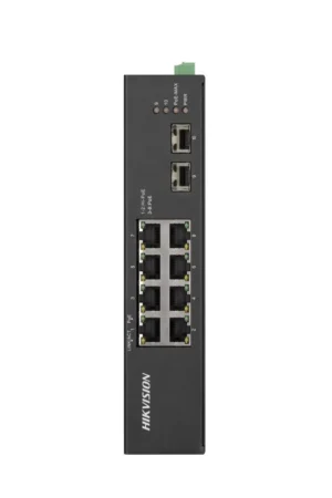 HIKVISION 8 Port Gigabit Unmanaged Harsh POE Switch DS-3T0510HP-E/HS